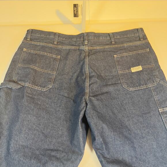 Wrangler Fleece Lined Carpenter Jean Vintage W42 x L32 Heavy Duty Warm Dark Wash - Picture 16 of 16